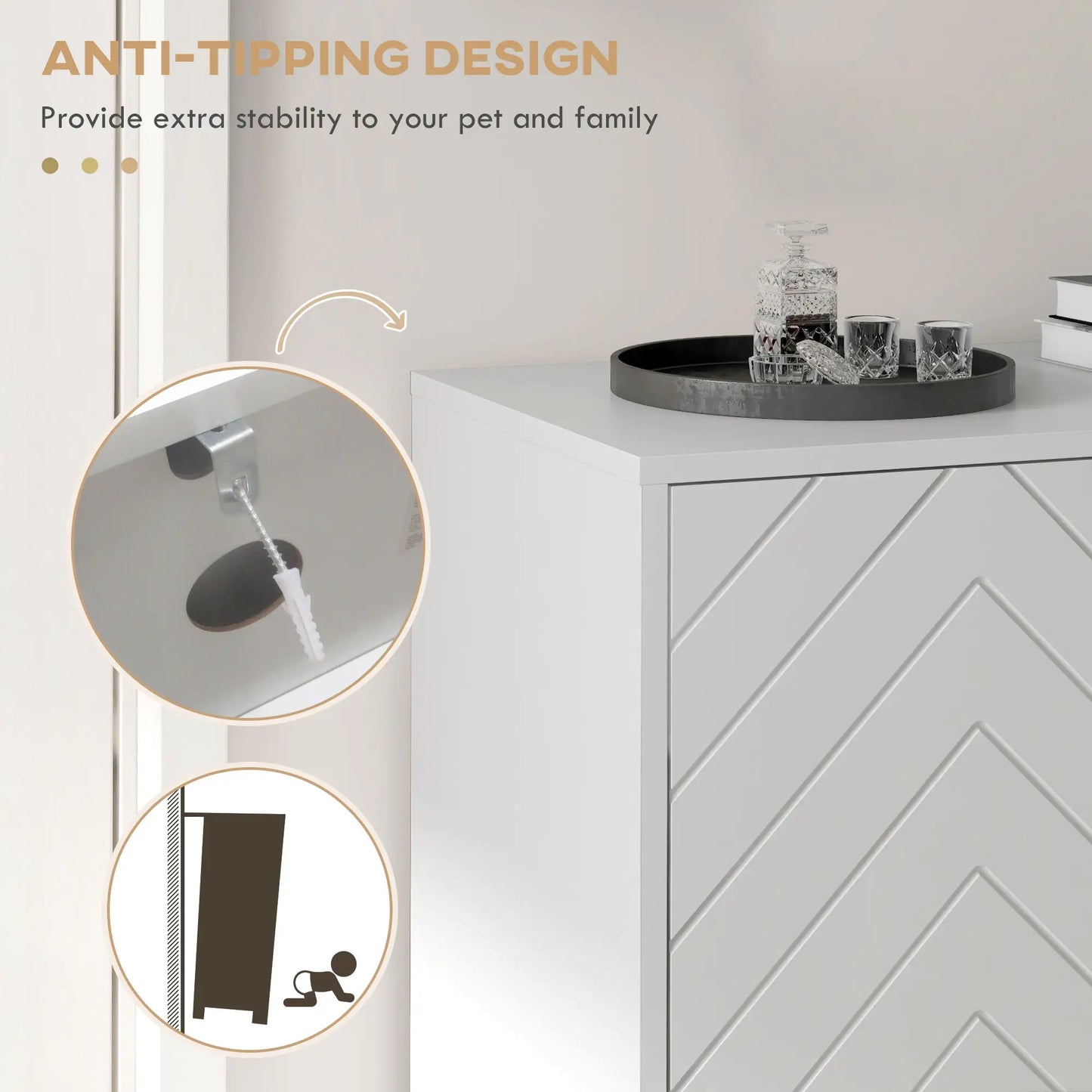 Entryway Shoe Cabinet, Adjustable Shelf for 12 Pairs, White Shoe Storage Cabinets & Racks at Gallery Canada
