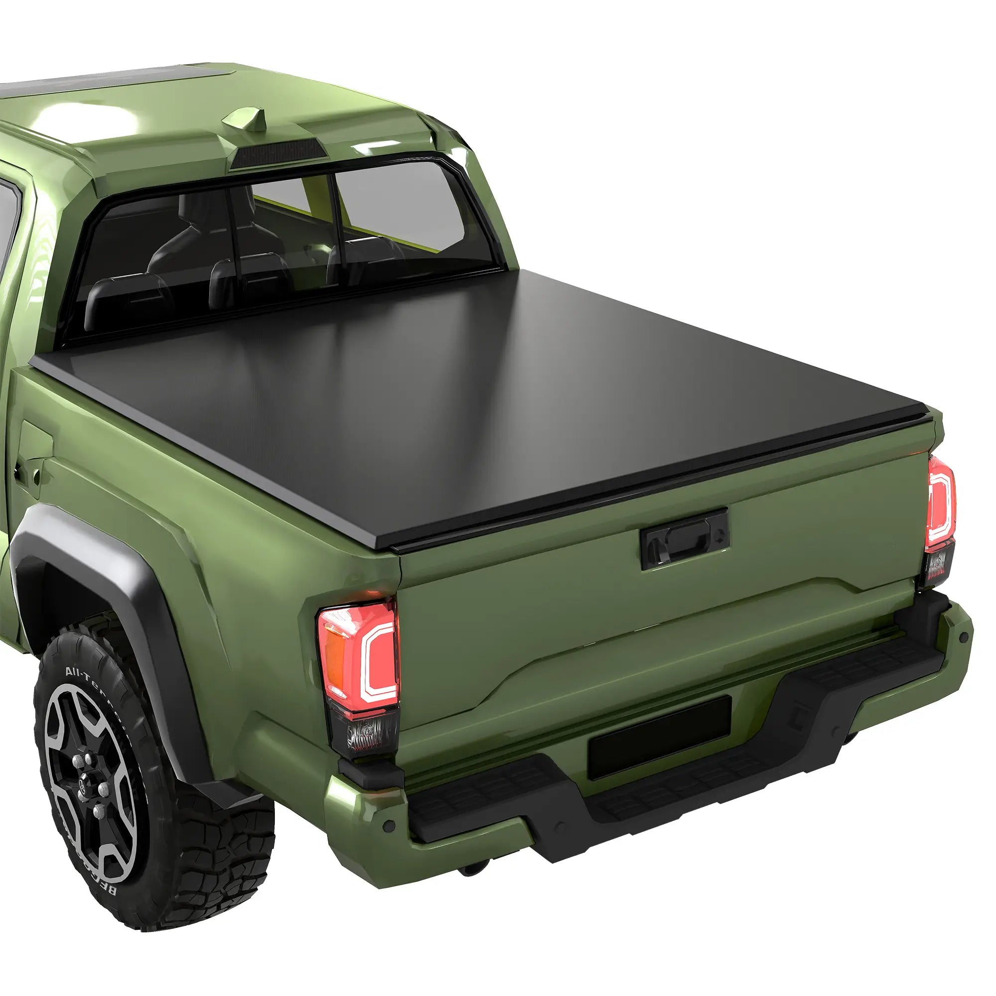 6ft Soft Tri-Fold Tonneau Cover, 5.75/5.8 ft Bed, Black Automotive at Gallery Canada