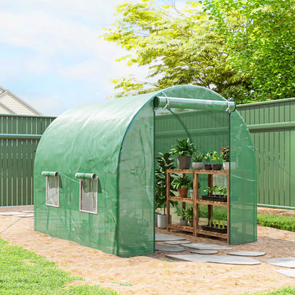 8'x6.6'x6.6' Walk-In Greenhouse, Garden Tunnel, Steel Frame, Roll-Up Door Walk In Greenhouses at Gallery Canada