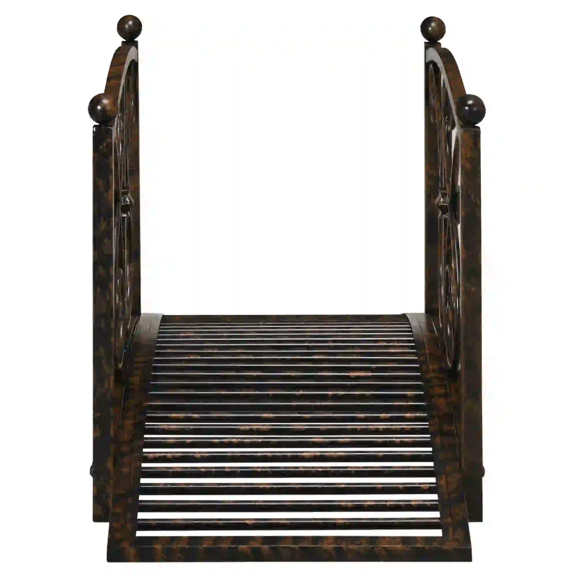 Garden Bridge 3.3FT, Decorative Backyard Pond Bridge, Brown Garden Decor at Gallery Canada