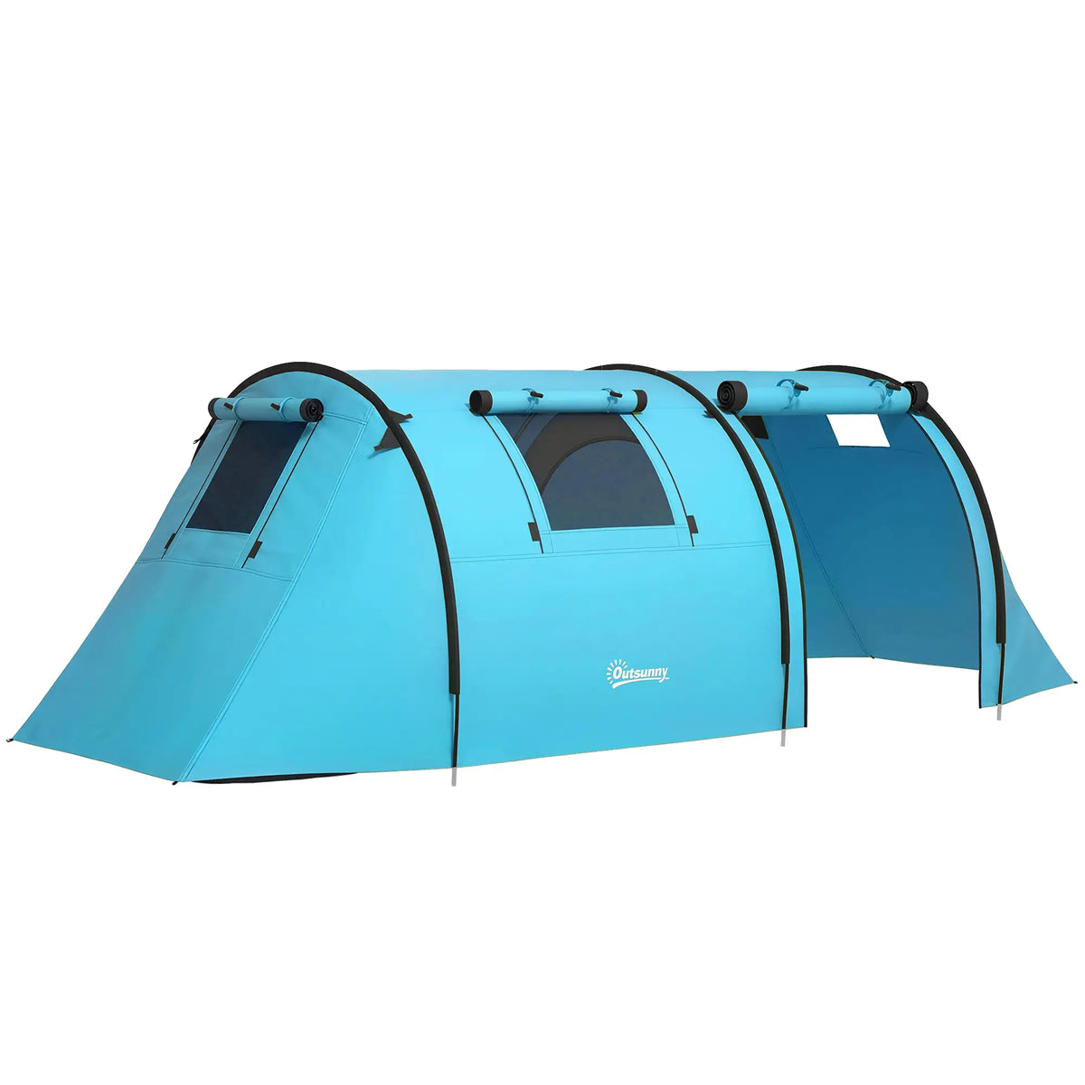 3-4 Person 2 Room Camping Tent, 3000Mm Waterproof, Sky Blue Camping Tents at Gallery Canada