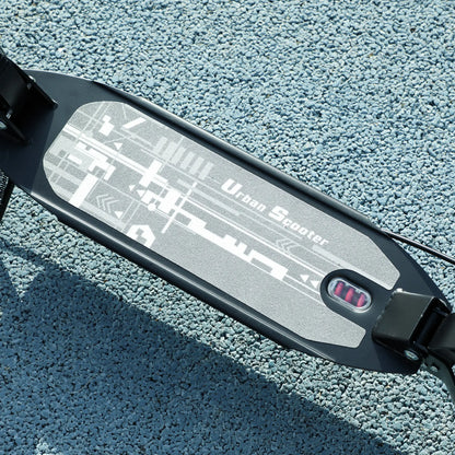 Foldable Kids Scooter, 4 Adjustable Heights, Double Brakes, Shock Absorption, Ages 6-12, Black Scooters at Gallery Canada