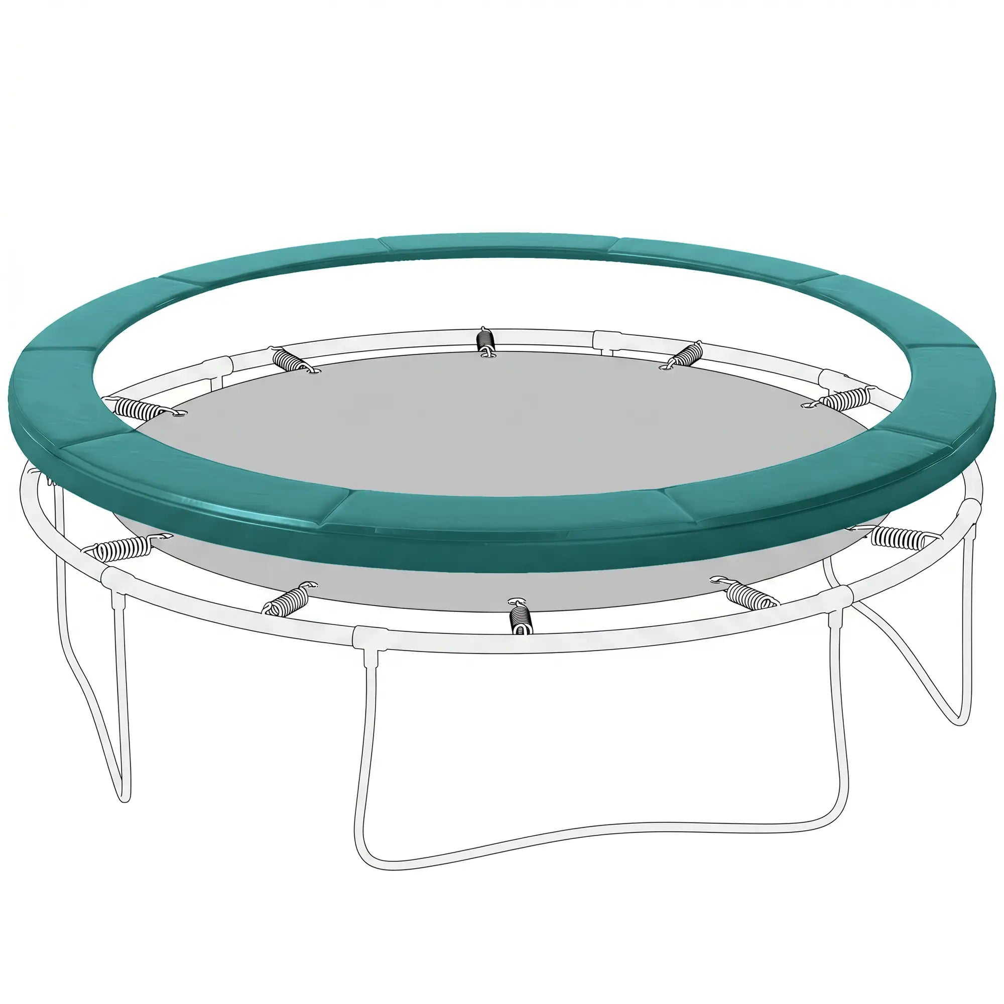 14FT Trampoline Pad Replacement, Φ168