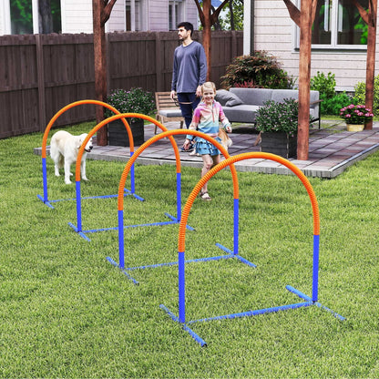Dog Agility Training Equipment, 4 Pcs Obstacle Course, Blue Dog Agility Training Equipment at Gallery Canada