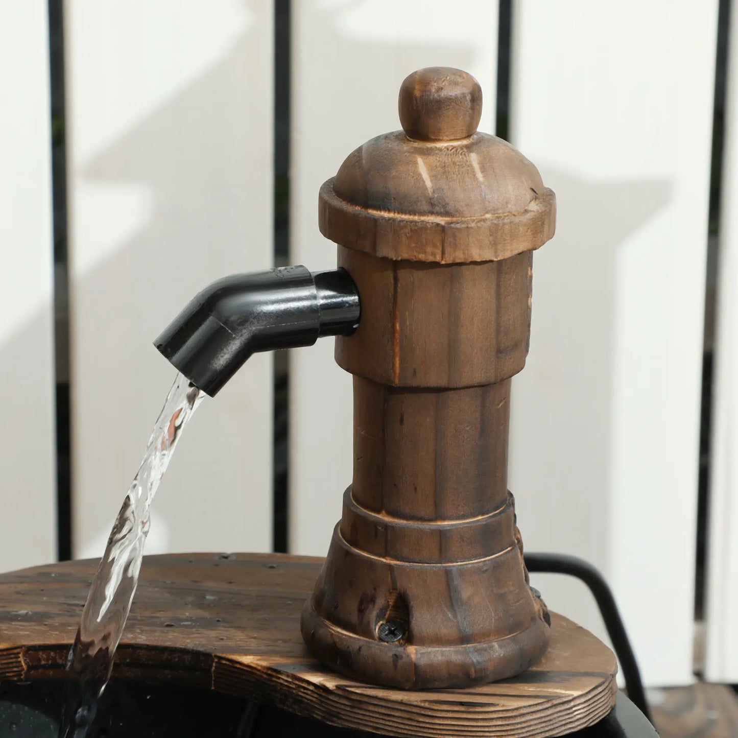 Outdoor Garden Fountain with Electric Pump, Carbonized Water Fountains at Gallery Canada