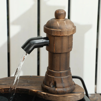 Outdoor Garden Fountain with Electric Pump, Carbonized Water Fountains at Gallery Canada