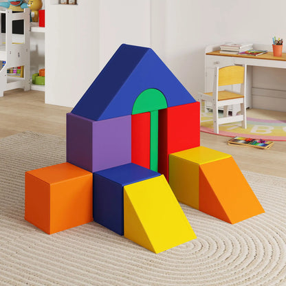 11 Piece Soft Play Blocks, Kids Climb Crawl Gym, Foam Building, Light Color Baby Gym & Playmats at Gallery Canada