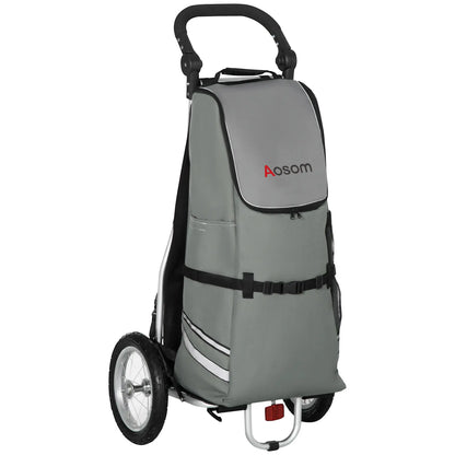 Bike Trailer, Bicycle Cargo Trailer, 12" Wheels, Reflective Strips, Aluminum Frame Bike Cargo Trailers at Gallery Canada