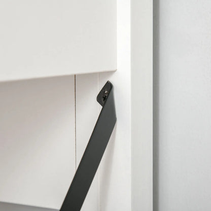 Farmhouse Computer Desk with Storage, 47 Inch, White Computer Desks at Gallery Canada