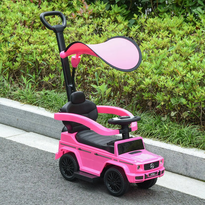 Mercedes-Benz G350 Licensed Push Car, Pink