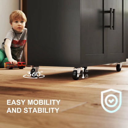 Kitchen Island with Storage, Rolling Cart, Foldable Drop Leaf, Power Outlet, USB Ports, Black Kitchen Islands & Kitchen Carts at Gallery Canada