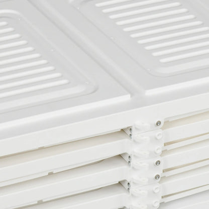 Portable Wardrobe, Foldable Clothes Organizer, 8 Compartments, Magnet Doors, White Clothing Storage at Gallery Canada