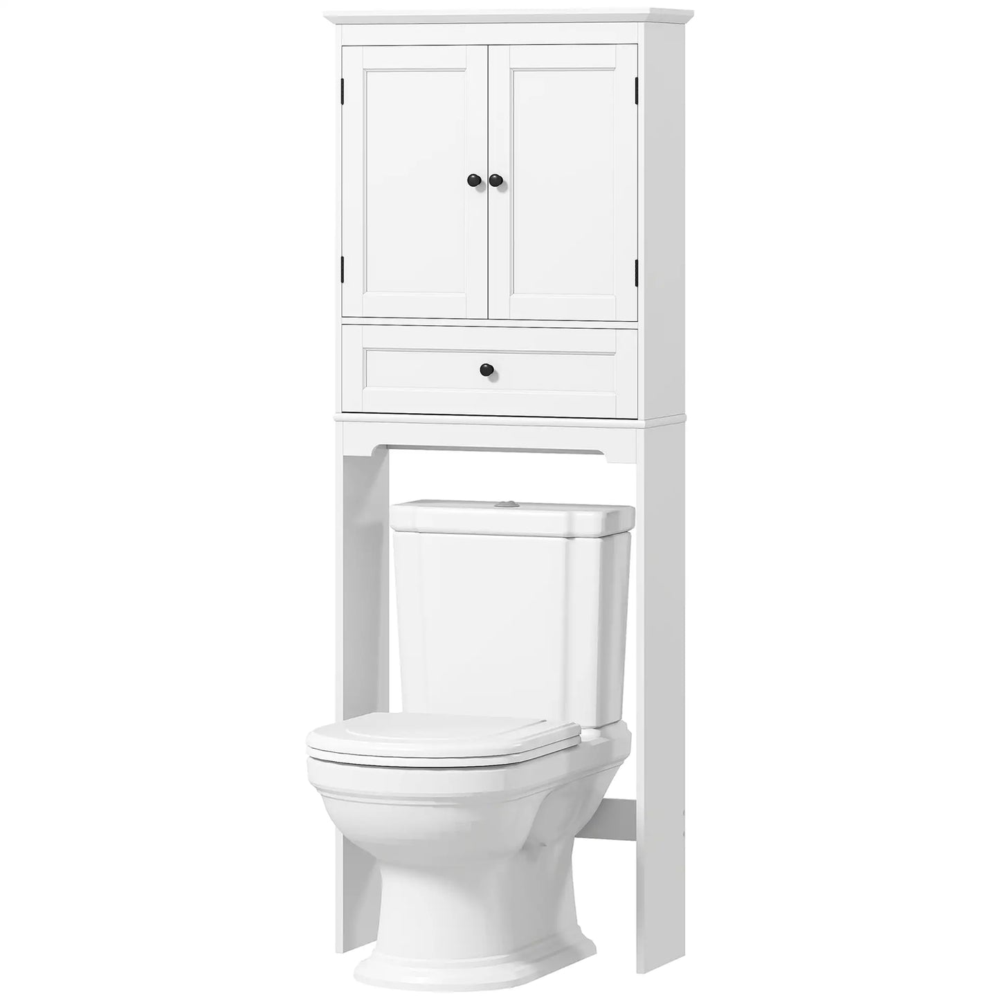 Over The Toilet Storage Cabinet, With Drawer And Adjustable Shelf, White Over The Toilet Storage White at Gallery Canada