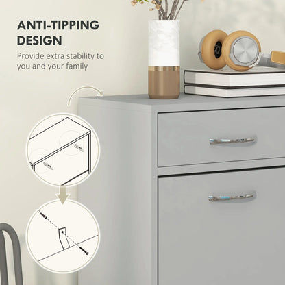 Narrow Shoe Storage, 2 Flip Drawers, Adjustable Shelves, 12 Pairs, Grey Shoe Storage Cabinets & Racks at Gallery Canada