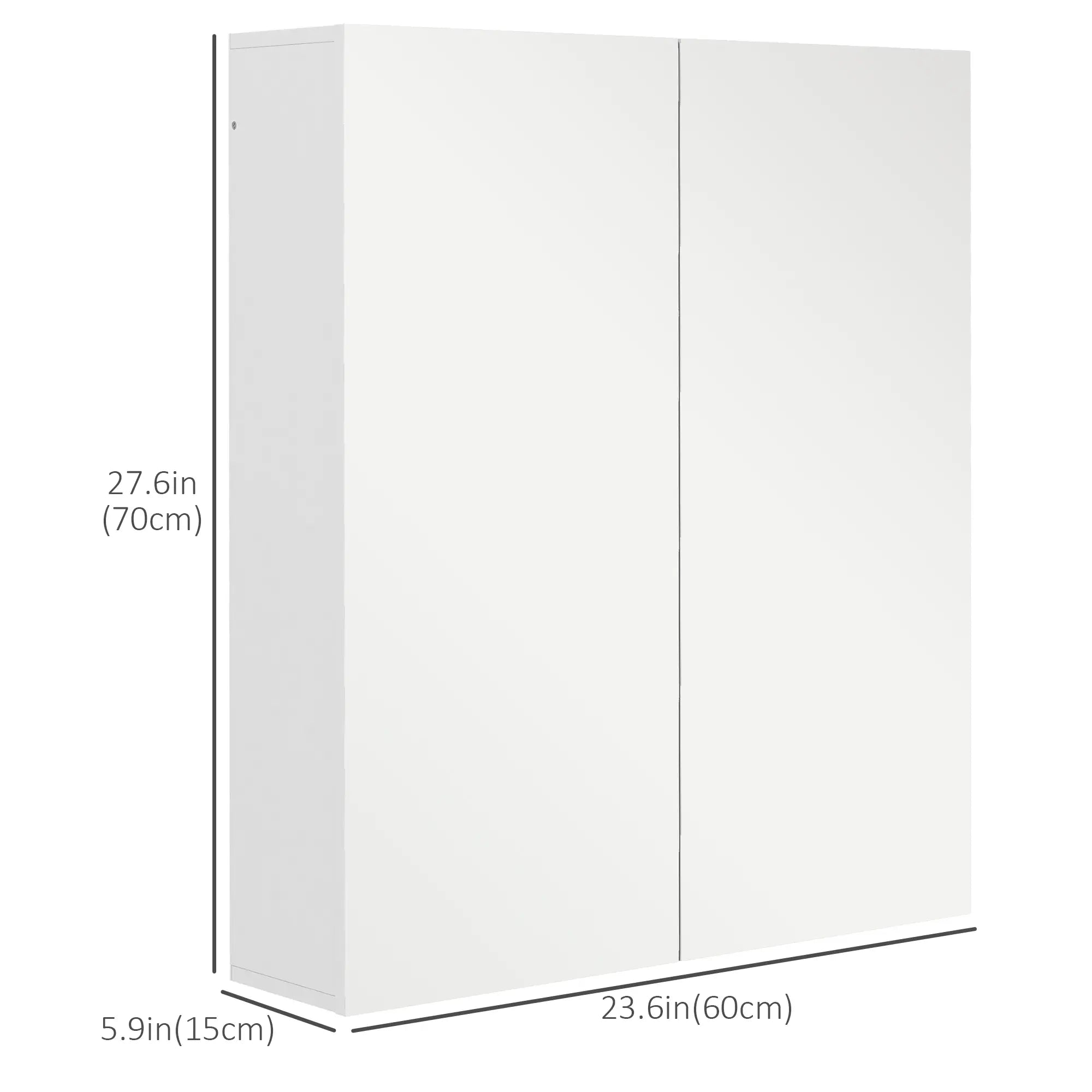 Wall Mounted Mirror Cabinet, Bathroom Medicine, 2 Doors, Adjustable Shelf Mirror Medicine Cabinets at Gallery Canada