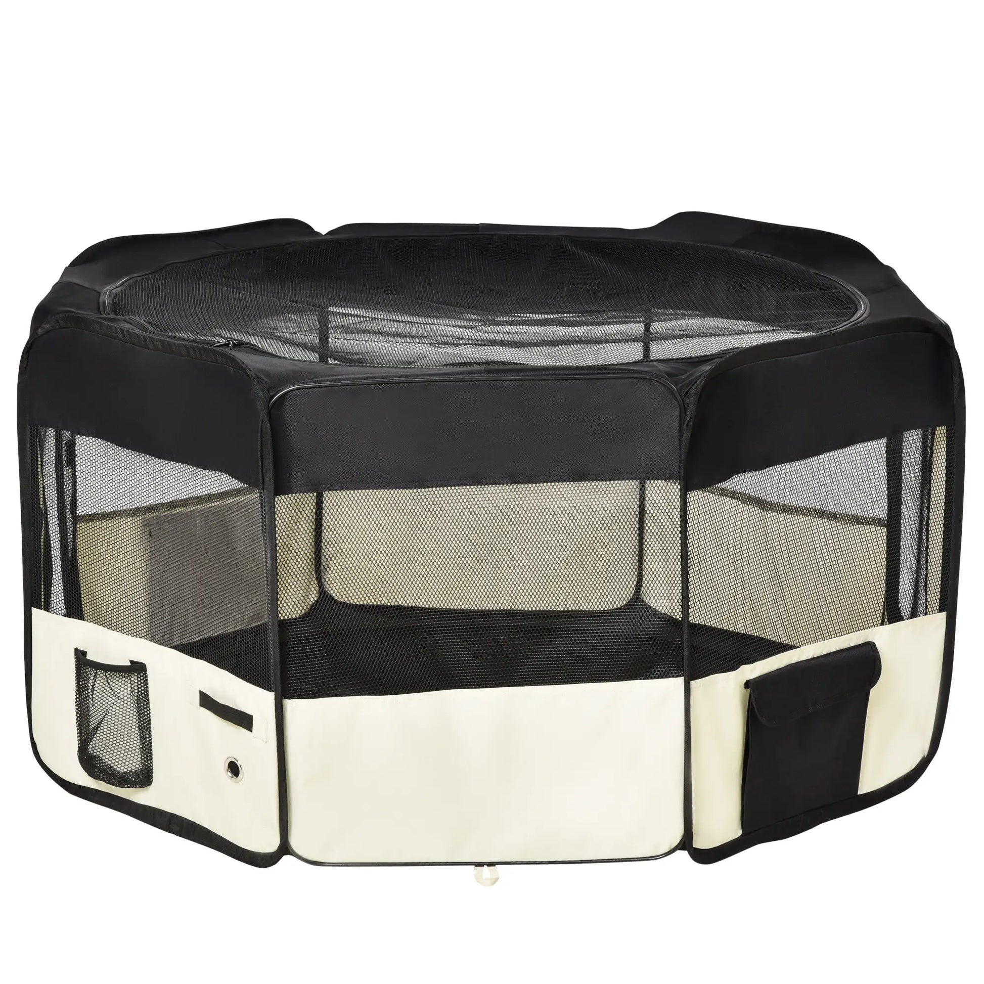 49.2-Inch Soft Folding Dog Playpen, Outdoor Pet Pen with Bag Houses, Kennels & Pens at Gallery Canada