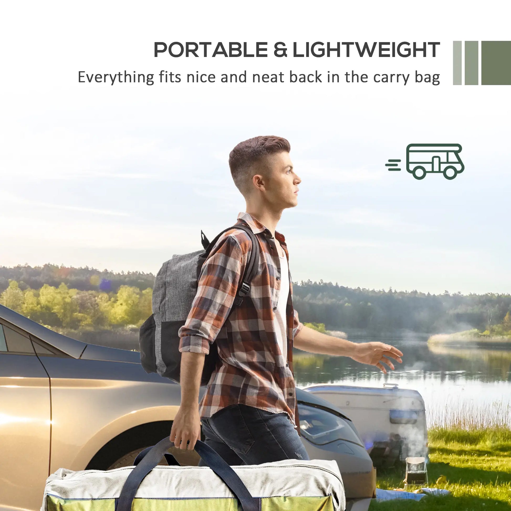 SUV Awning Tailgate Tent, Portable Car Awning with Side Wall Camping Tents at Gallery Canada