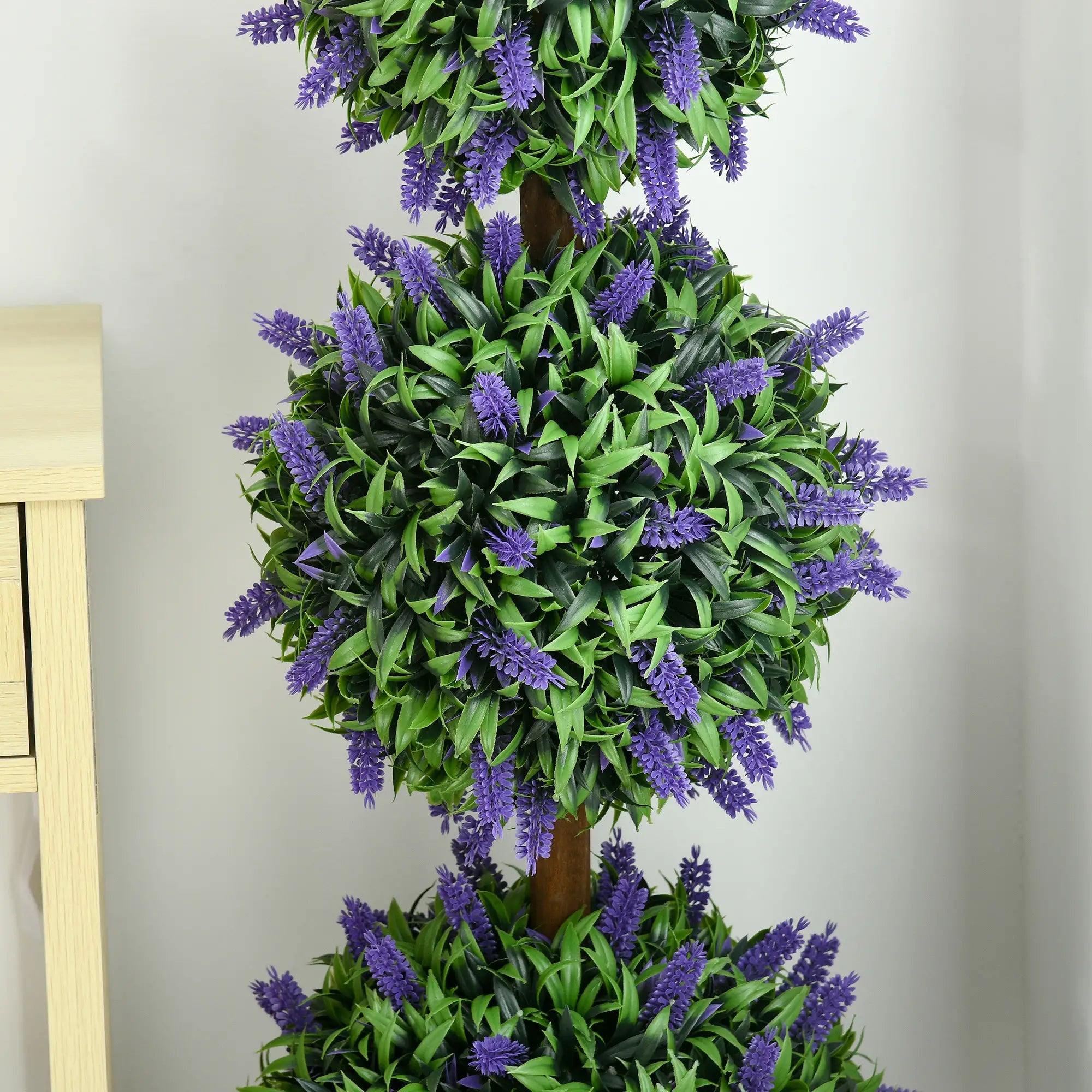 Artificial Lavender Plant Set, 3.5ft, Indoor Outdoor Decor Artificial Trees at Gallery Canada