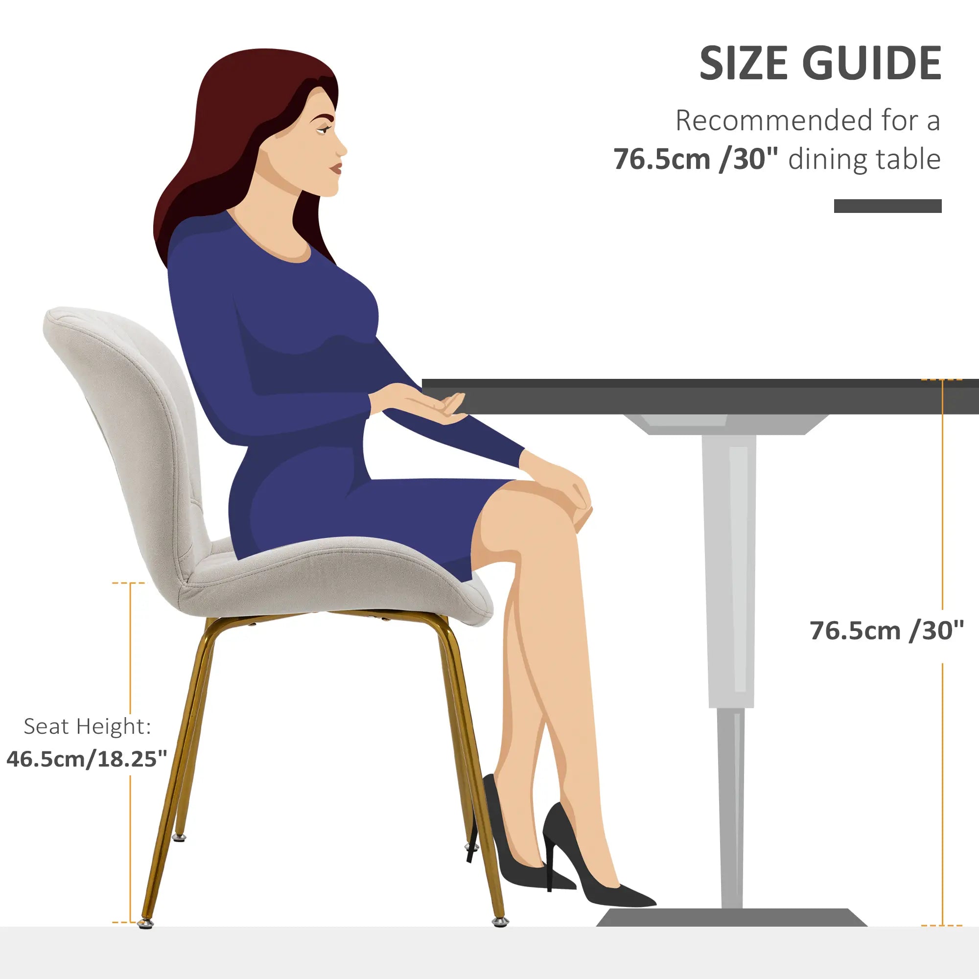 Modern Dining Chairs Set of 2, Cushioned Backrest, Cream White Bar Stools at Gallery Canada