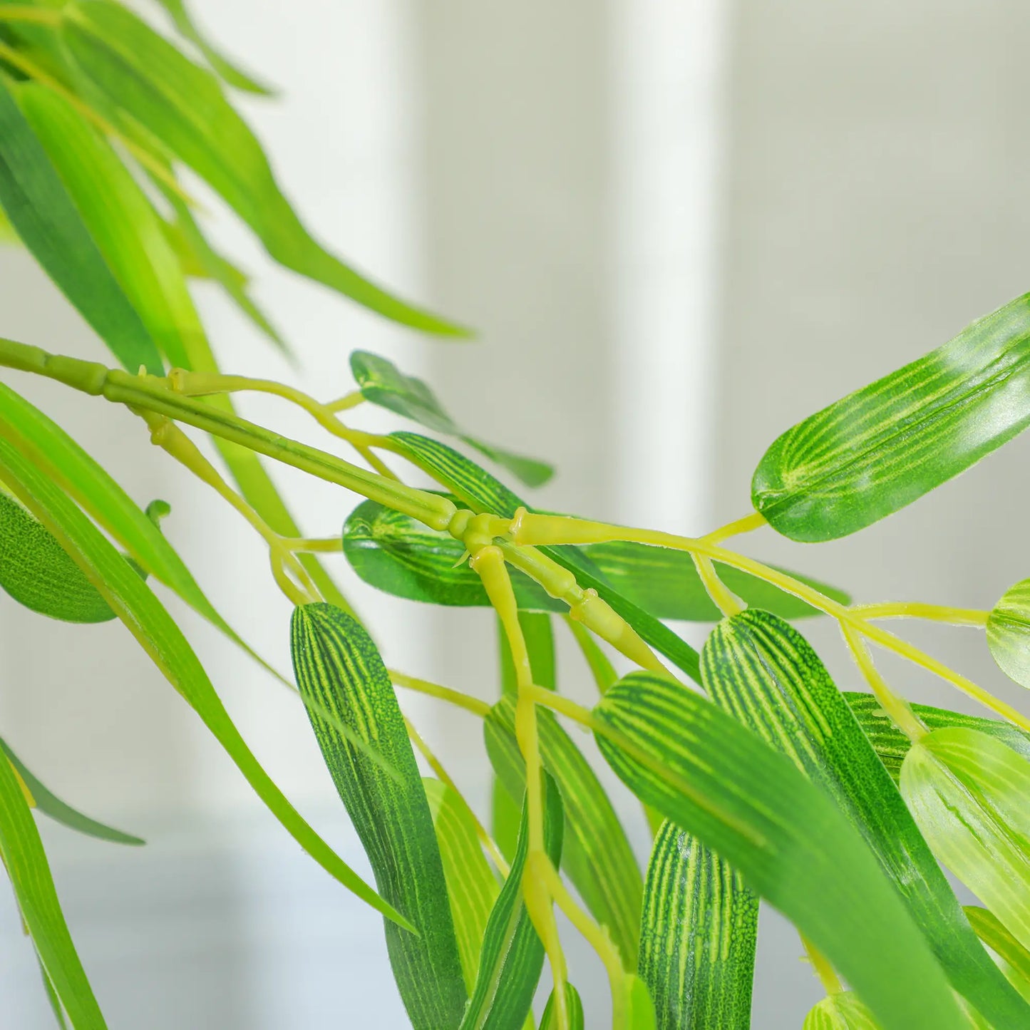 Artificial Bamboo Tree Set, 5ft Realistic Leaf, Natural Trunk, Nursery Plant Artificial Trees at Gallery Canada