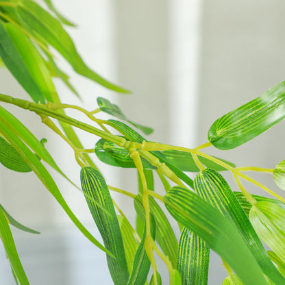 Artificial Bamboo Tree Set, 5ft Realistic Leaf, Natural Trunk, Nursery Plant Artificial Trees at Gallery Canada