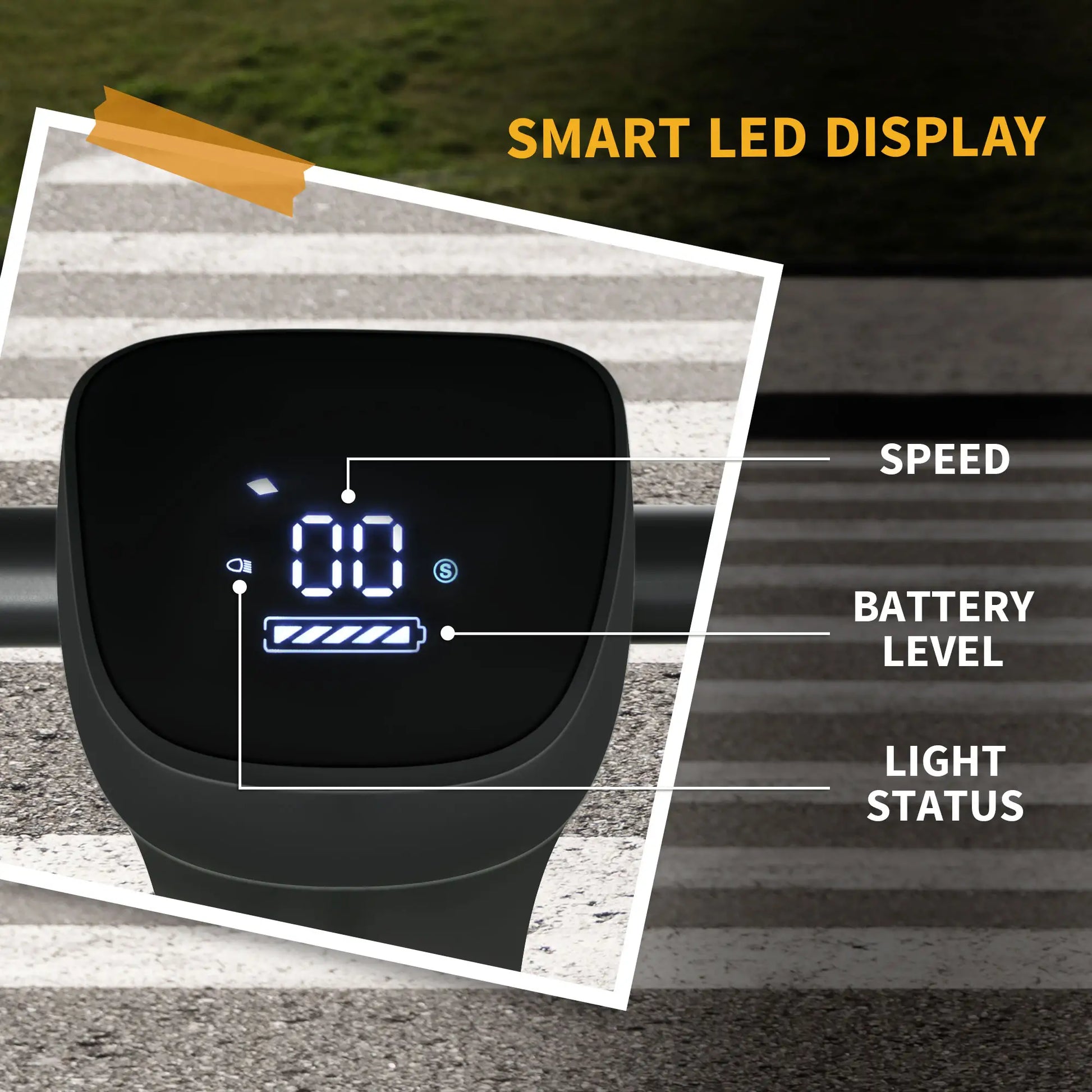 Folding Electric Scooter, 25KM/H, 35KM Range, 330LBS Max Load Scooters at Gallery Canada