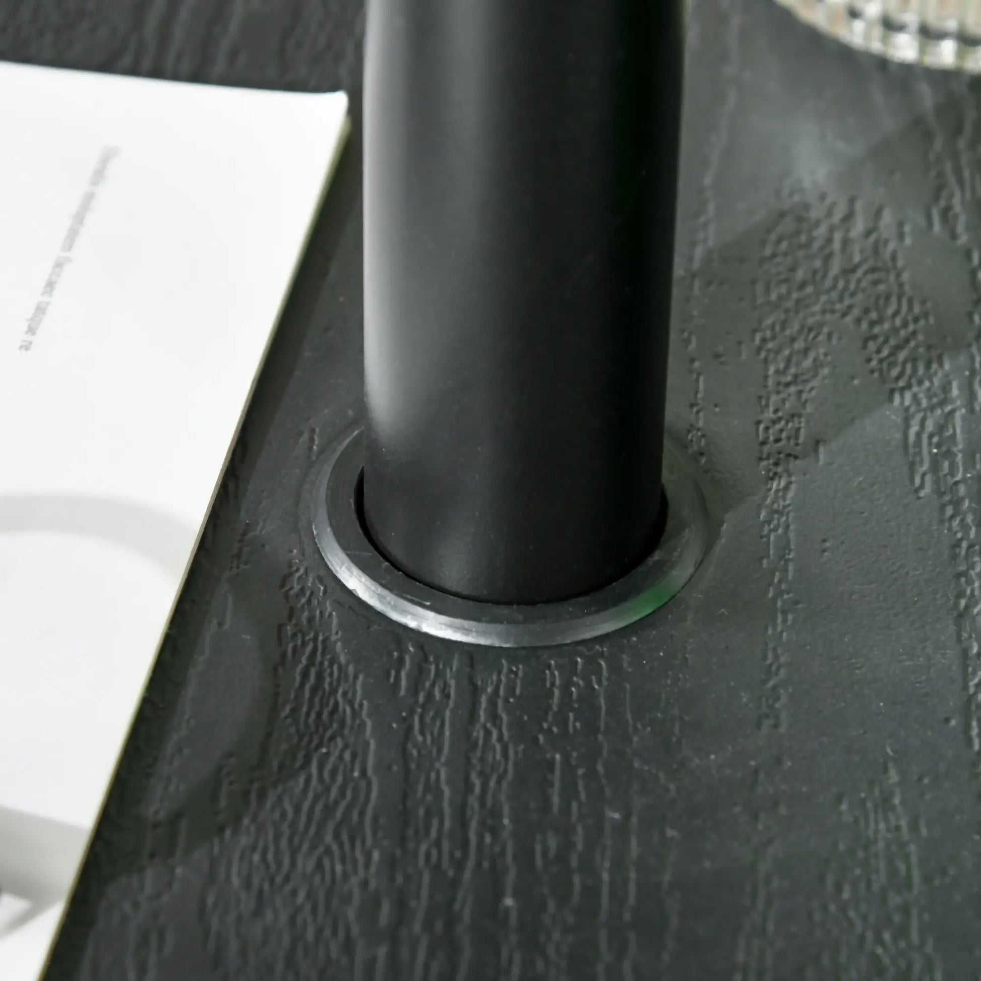 Beach Umbrella Table Tray, Wine Glass Holder, Foldable Towel Rack, 23.6", Black Patio Umbrellas at Gallery Canada