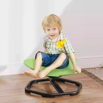 Butterfly Kids Swivel Chair, Non-Slip Spin Sensory, Green Kids Chairs & Seating at Gallery Canada
