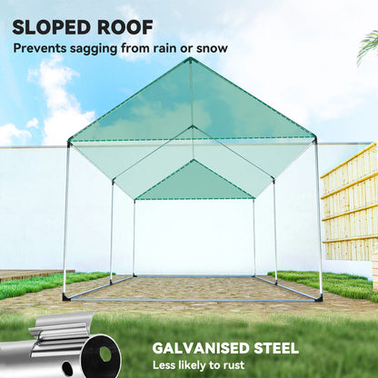 Walk-in Tunnel Greenhouse, UV-Resistant, 6.6' x 10' x 6.6', Green Tunnel Greenhouses at Gallery Canada