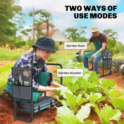 Heavy Duty Foldable Garden Kneeler Seat, Extendable Steel Legs Garden Accessories at Gallery Canada