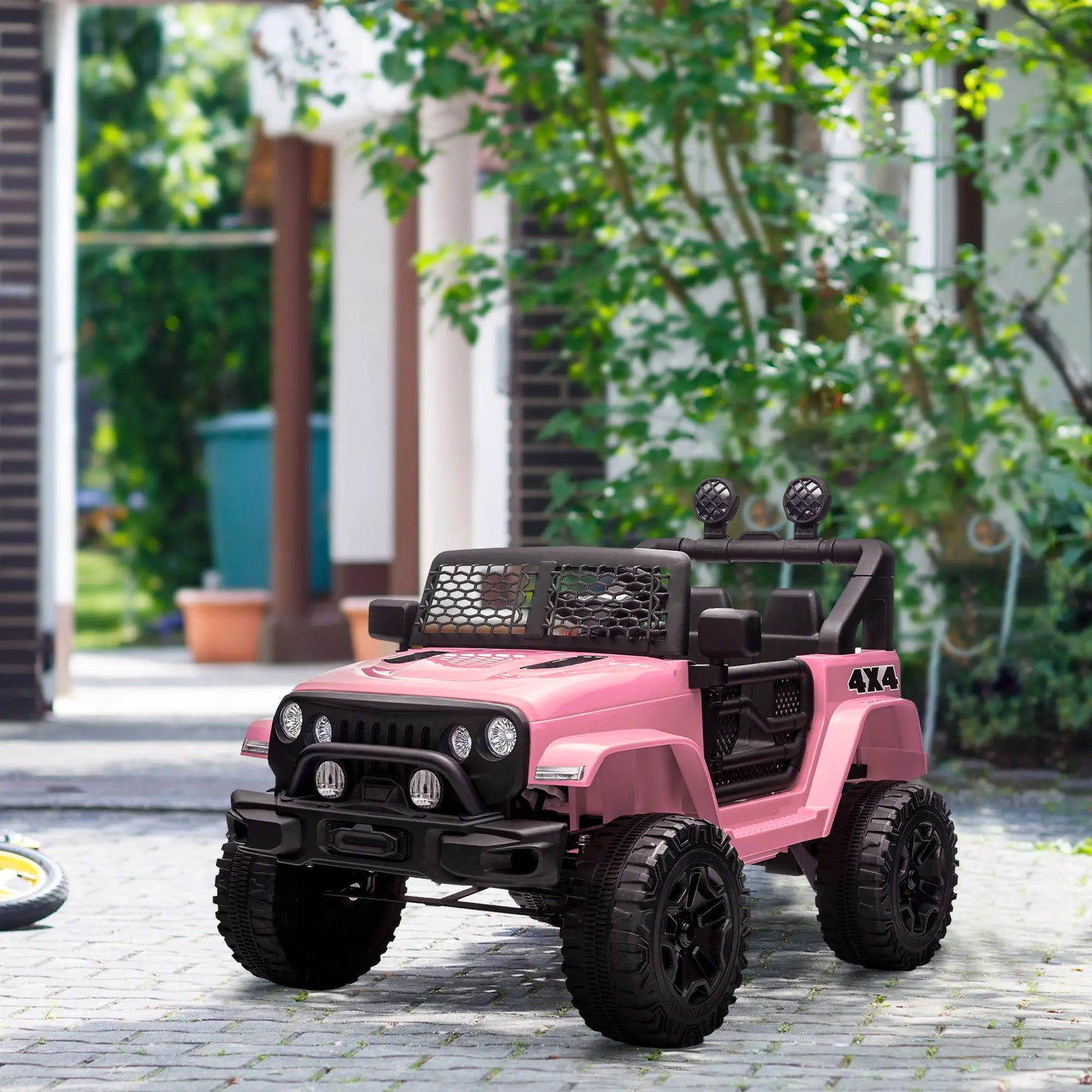 12V Electric Truck, Off Road Remote Control, Adjustable Speed, Ride on Car, Pink Electric Toy Cars at Gallery Canada