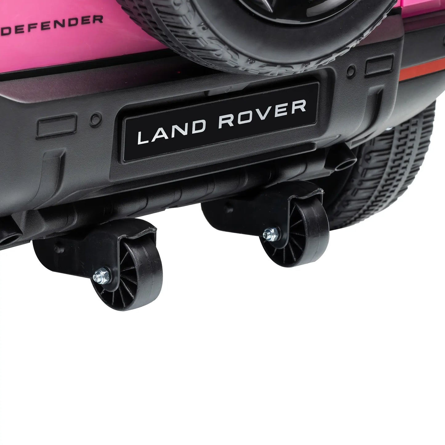 Voiture électrique Land Rover sous licence 12V, rose