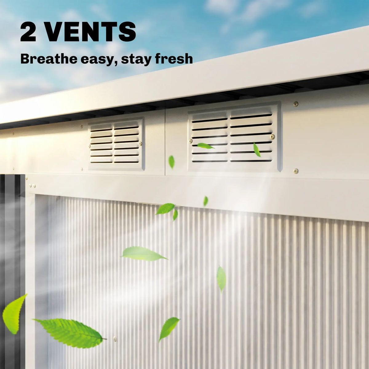 9x4 Outdoor Storage Shed, Galvanized Steel, Dark Grey Sheds at Gallery Canada