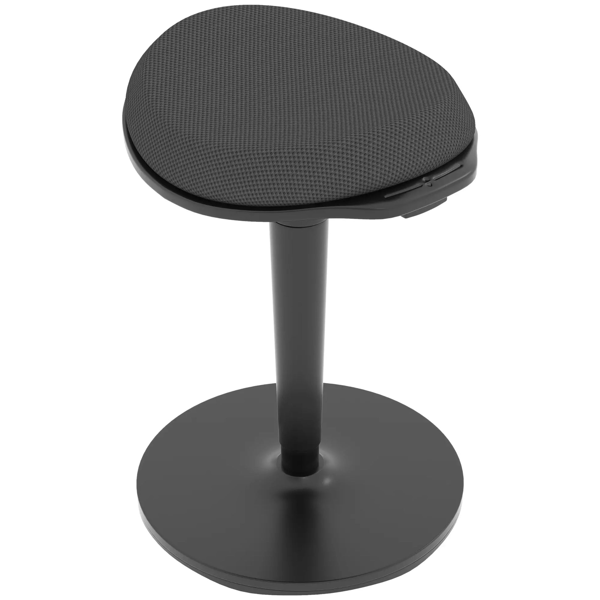 Standing Desk Stool, Ergonomic Wobble Chair, Adjustable Leaning Stool, Black Office Chairs at Gallery Canada