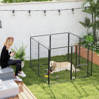 39" Dog Playpen, Portable Foldable 8 Panels, Indoor Outdoor, Large Dogs Houses, Kennels & Pens at Gallery Canada