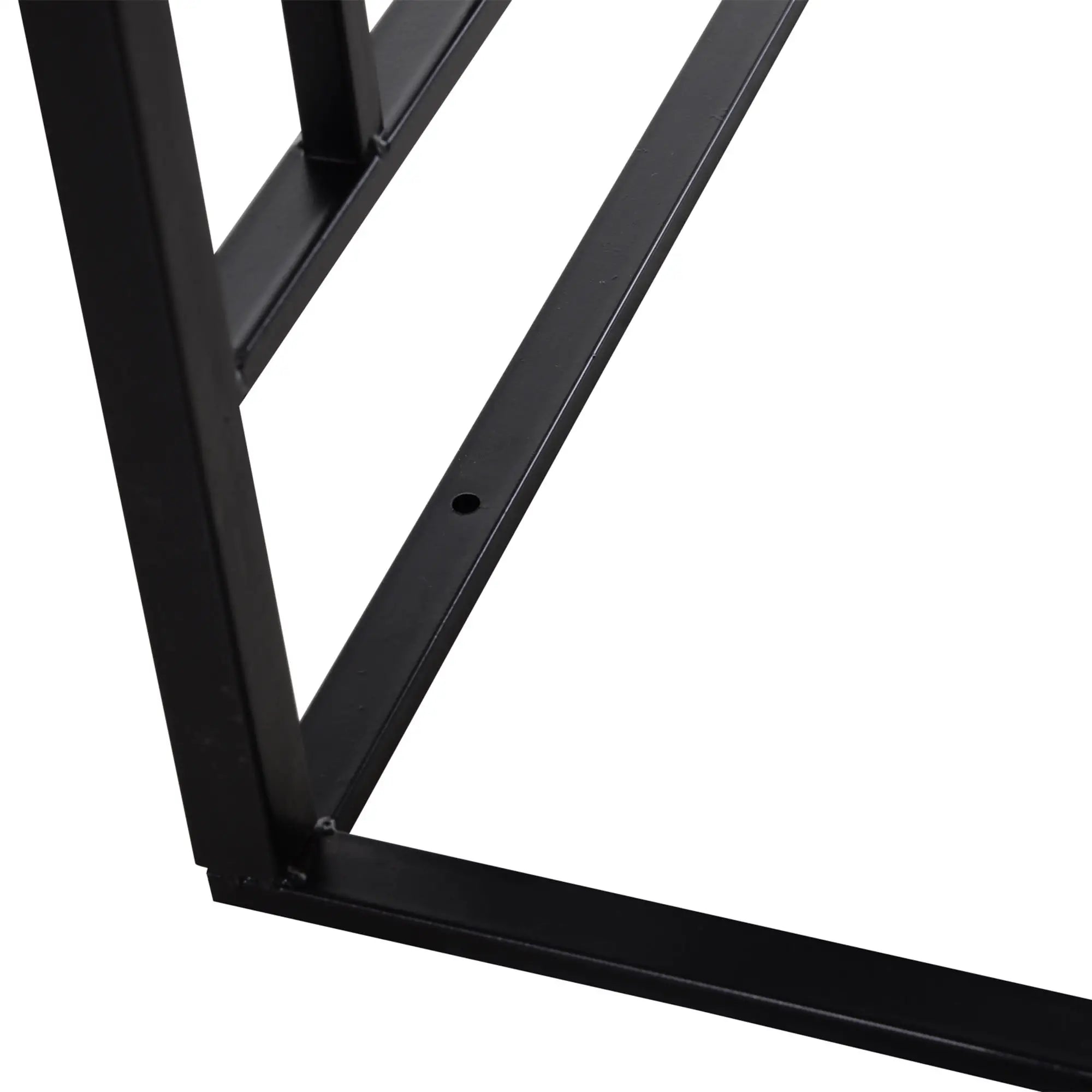 Metal Trellis Garden Arch Arbor, Lucky Leaf Clover Gate, Black Garden Arches at Gallery Canada