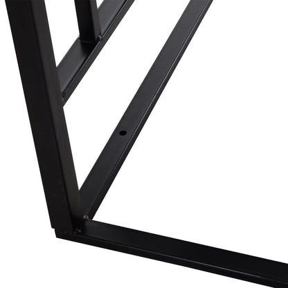 Metal Trellis Garden Arch Arbor, Lucky Leaf Clover Gate, Black Garden Arches at Gallery Canada