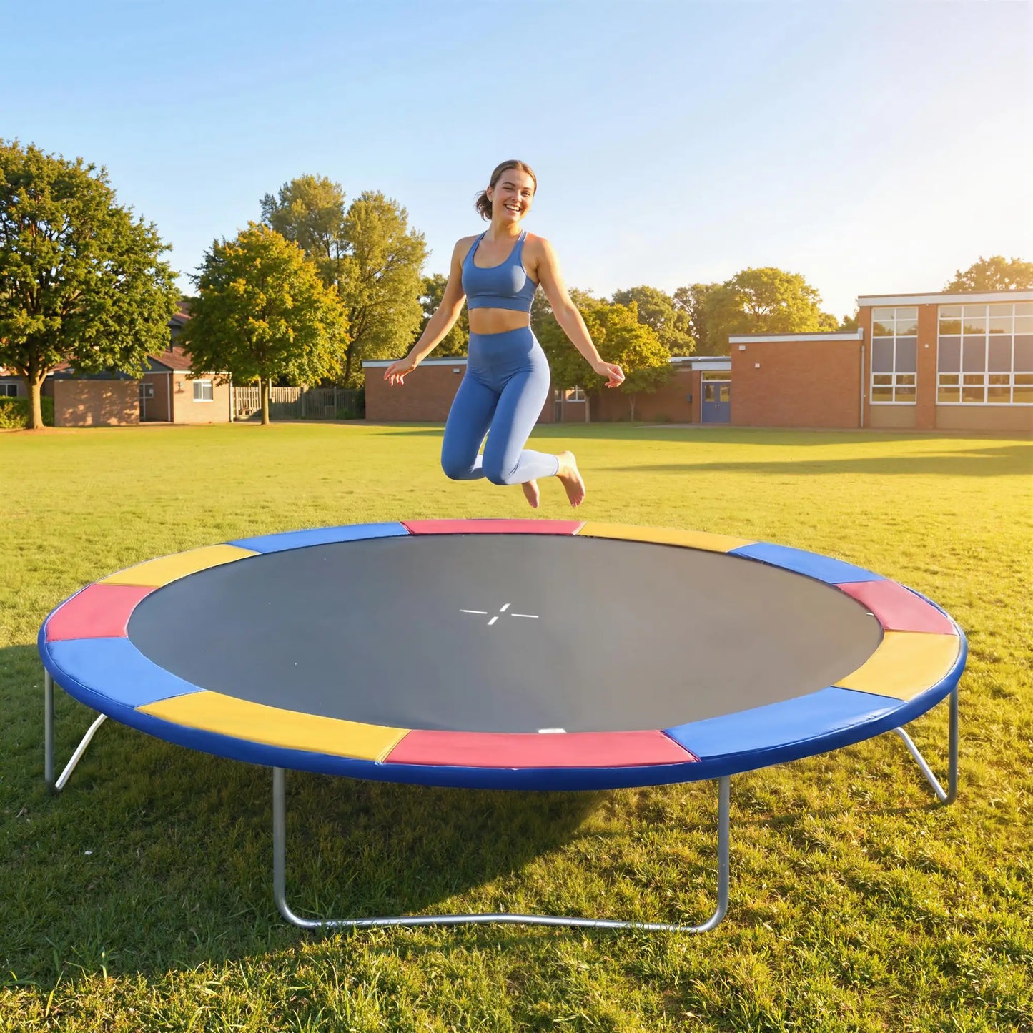 14FT Trampoline Pad, ⌀168", Replacement, Jump Bounce, Colorful Trampolines at Gallery Canada