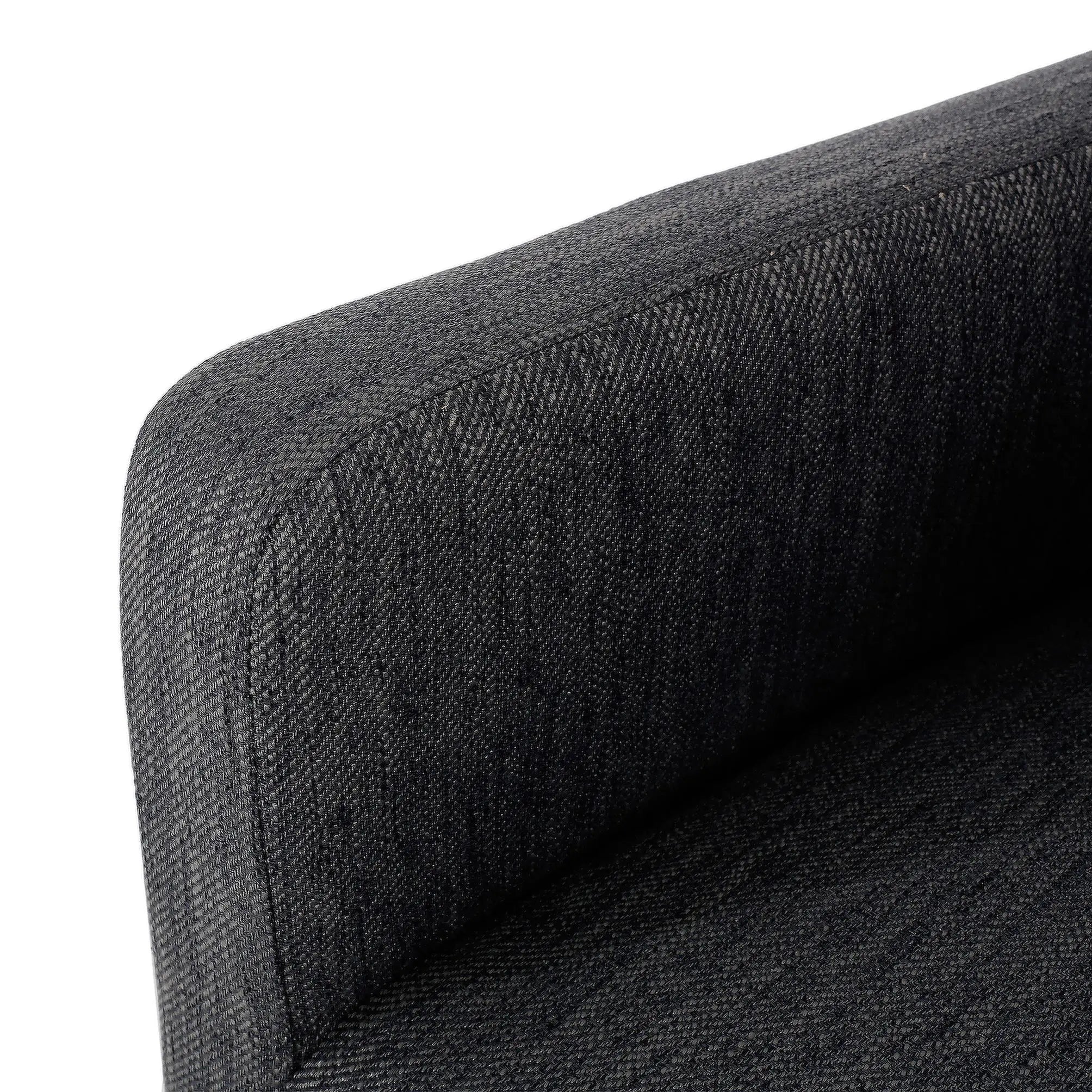 Upholstered Counter Stools, Rubberwood Frame, 24×23×39.5 inch, Charcoal Bar Stools at Gallery Canada