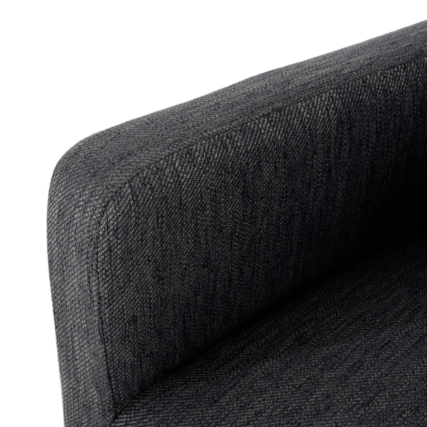 Upholstered Counter Stools, Rubberwood Frame, 24×23×39.5 inch, Charcoal Bar Stools at Gallery Canada