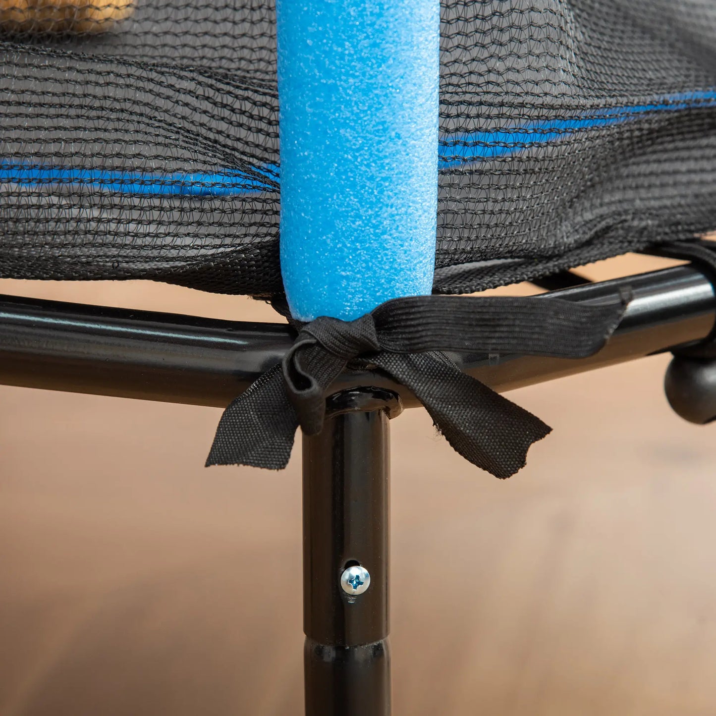 64 Inch Kids Trampoline with Enclosure Net, for Ages 3-10, Blue Trampolines at Gallery Canada