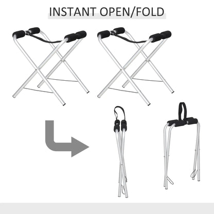 Universal Kayak Storage Stand, Rack, Aluminum Frame, Folding Design, 2 Pieces Kayak Carts at Gallery Canada