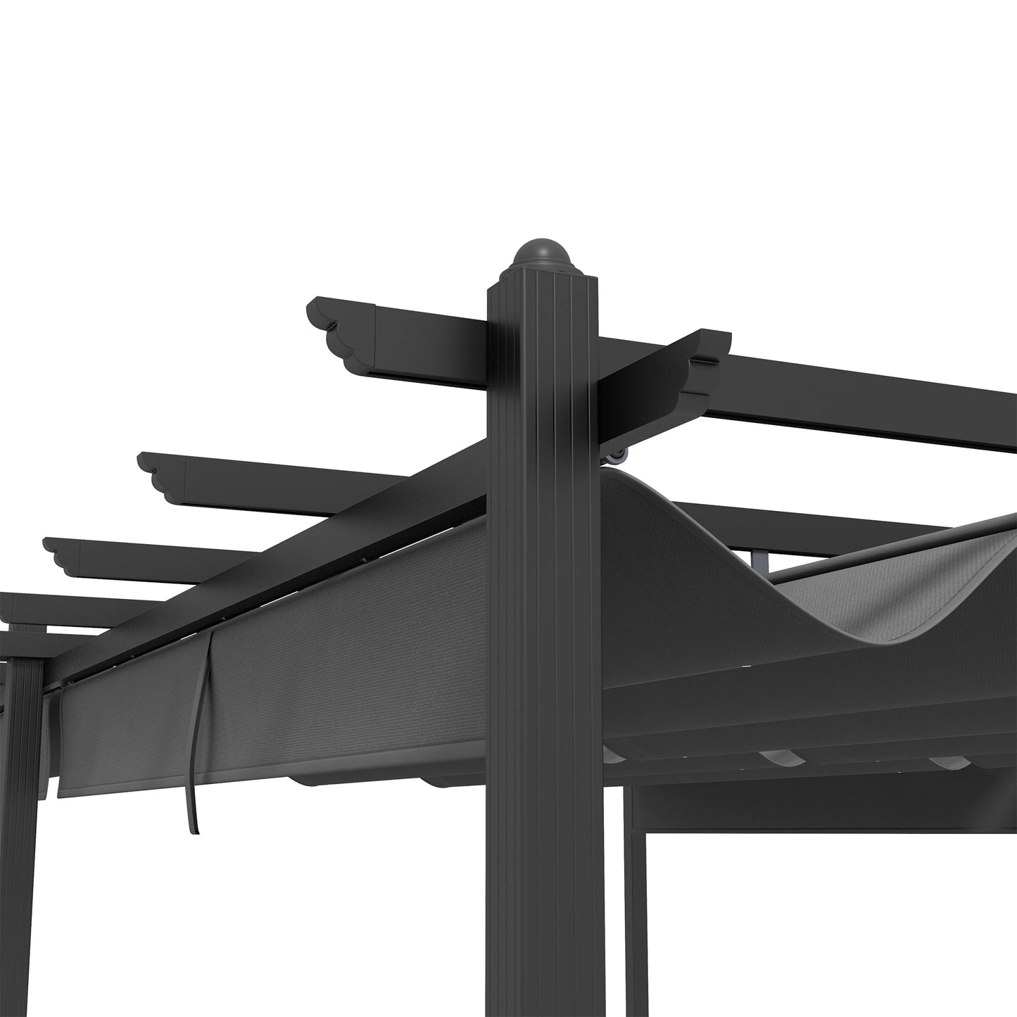 11.7' x 19.6' Retractable Pergola Canopy, For Grill, Patio, Garden, Aluminum Pergolas at Gallery Canada