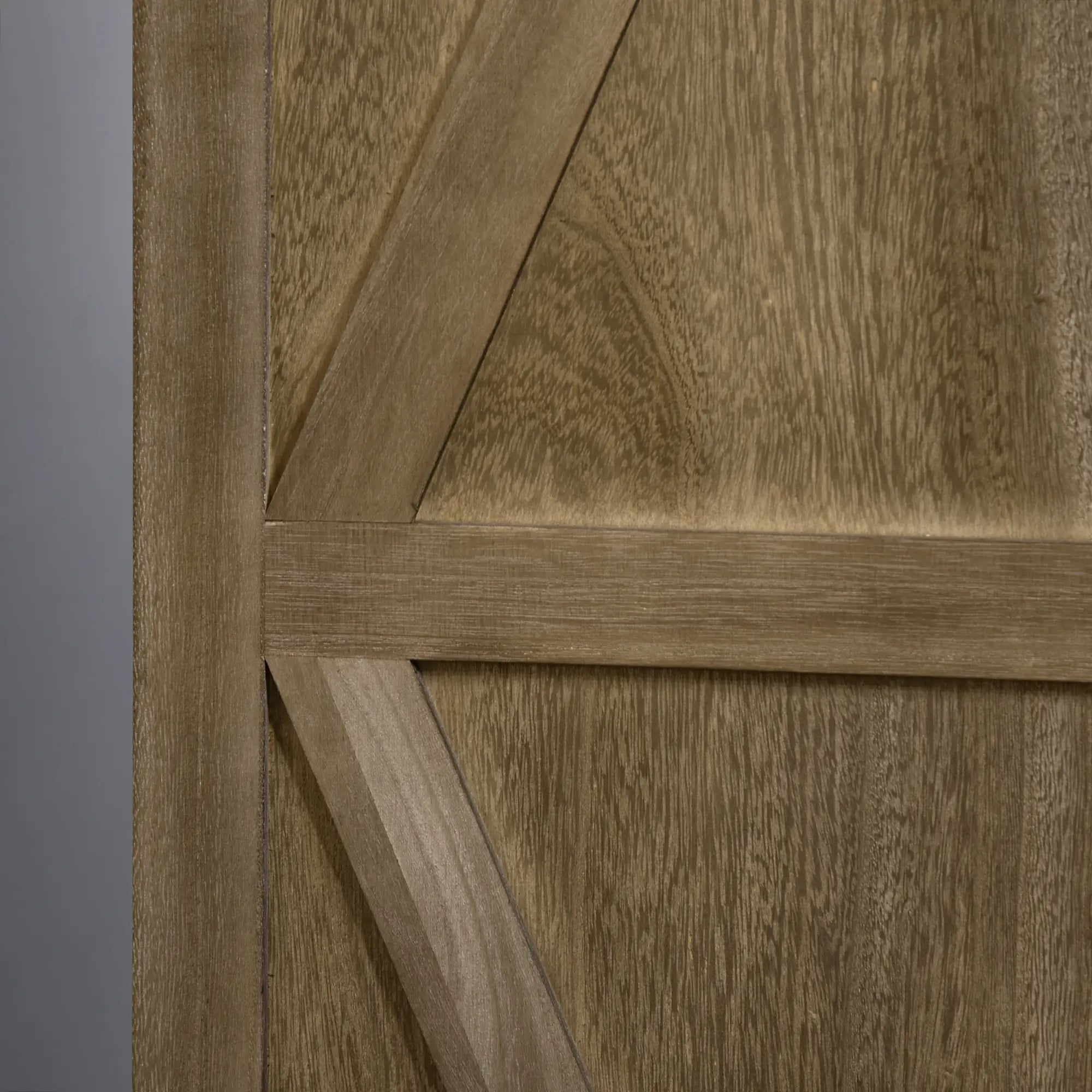 4-Panel Farmhouse Room Divider, Foldable Wooden Frame 5.6FT, Brown Room Dividers at Gallery Canada