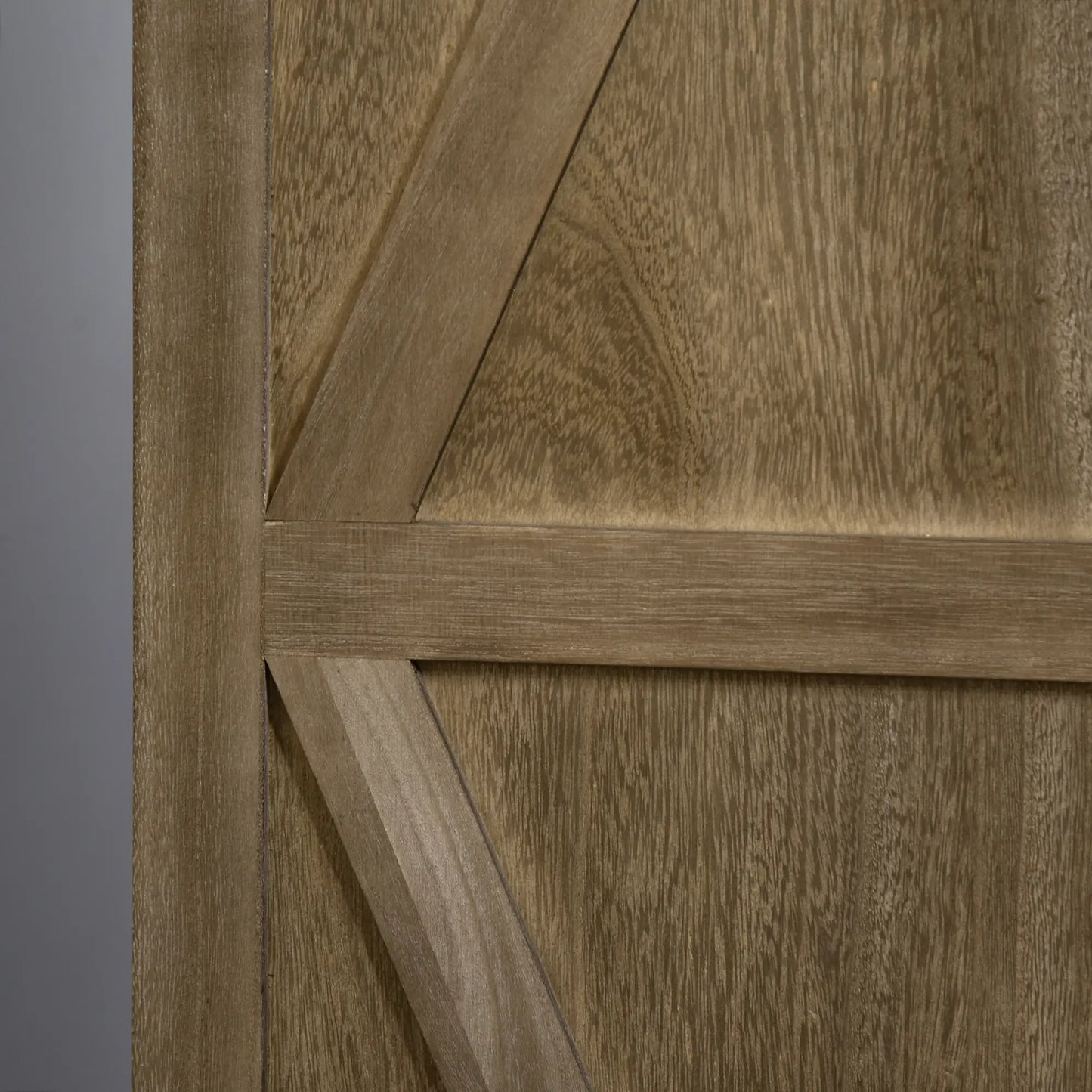 4-Panel Farmhouse Room Divider, Foldable Wooden Frame 5.6FT, Brown Room Dividers at Gallery Canada
