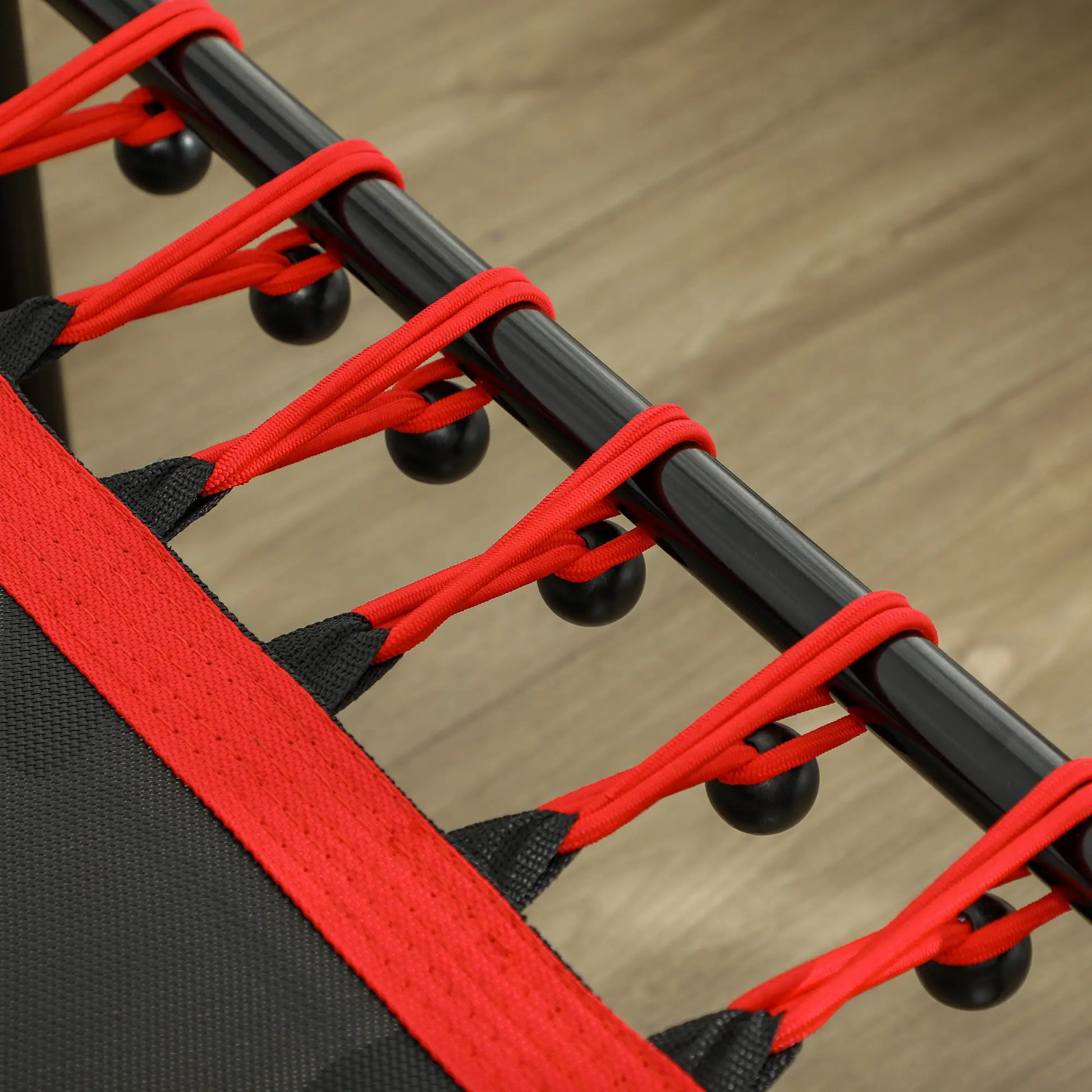 45" Rebounder Trampoline, Quiet Bungee with LED Lights, Red Trampolines at Gallery Canada