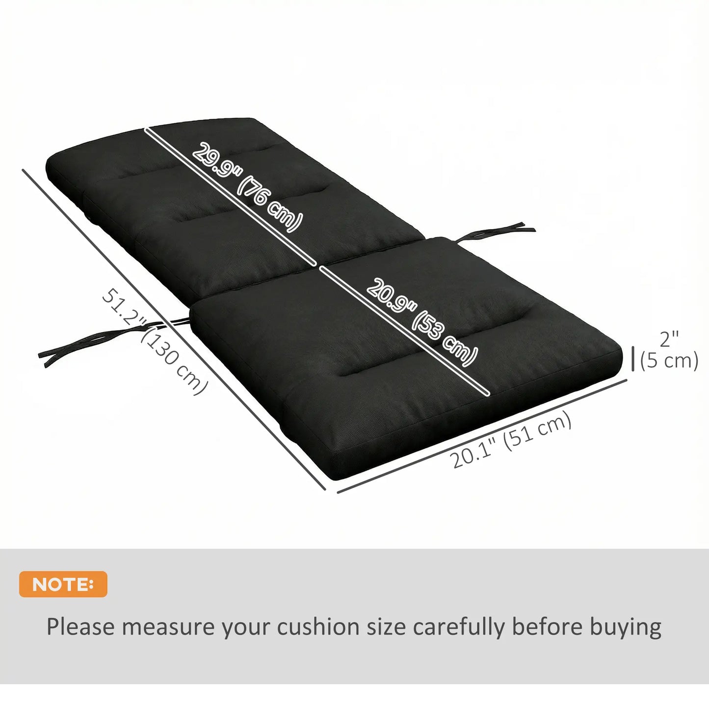 Patio Chair Cushion For Adirondack Chairs, Black Patio Chair Cushions at Gallery Canada