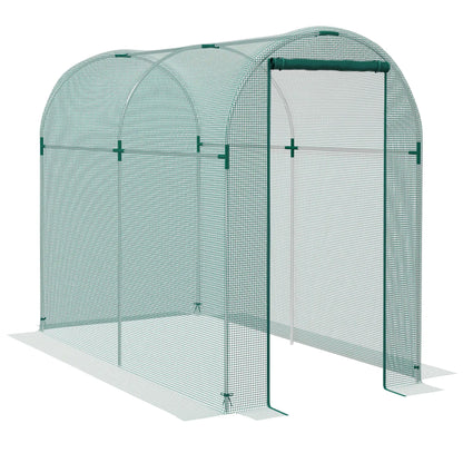 Galvanized Steel Crop Cage, Plant Protection Tent, 4' x 8', Green Walk In Greenhouses at Gallery Canada