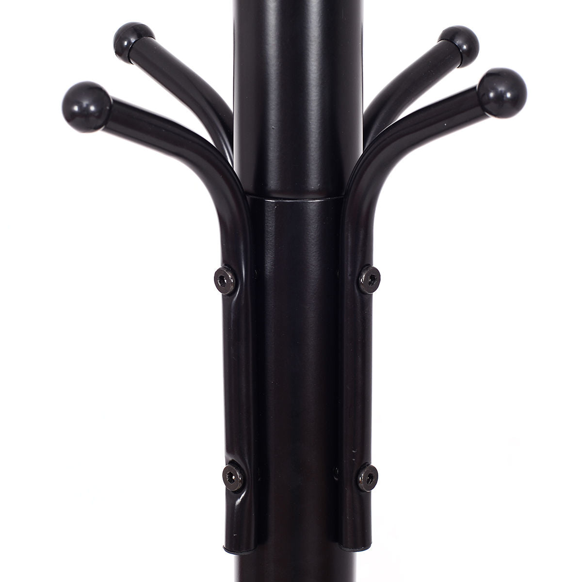 Metal Coat Rack with 12 Hooks, Black Coat Racks & Hall Trees at Gallery Canada