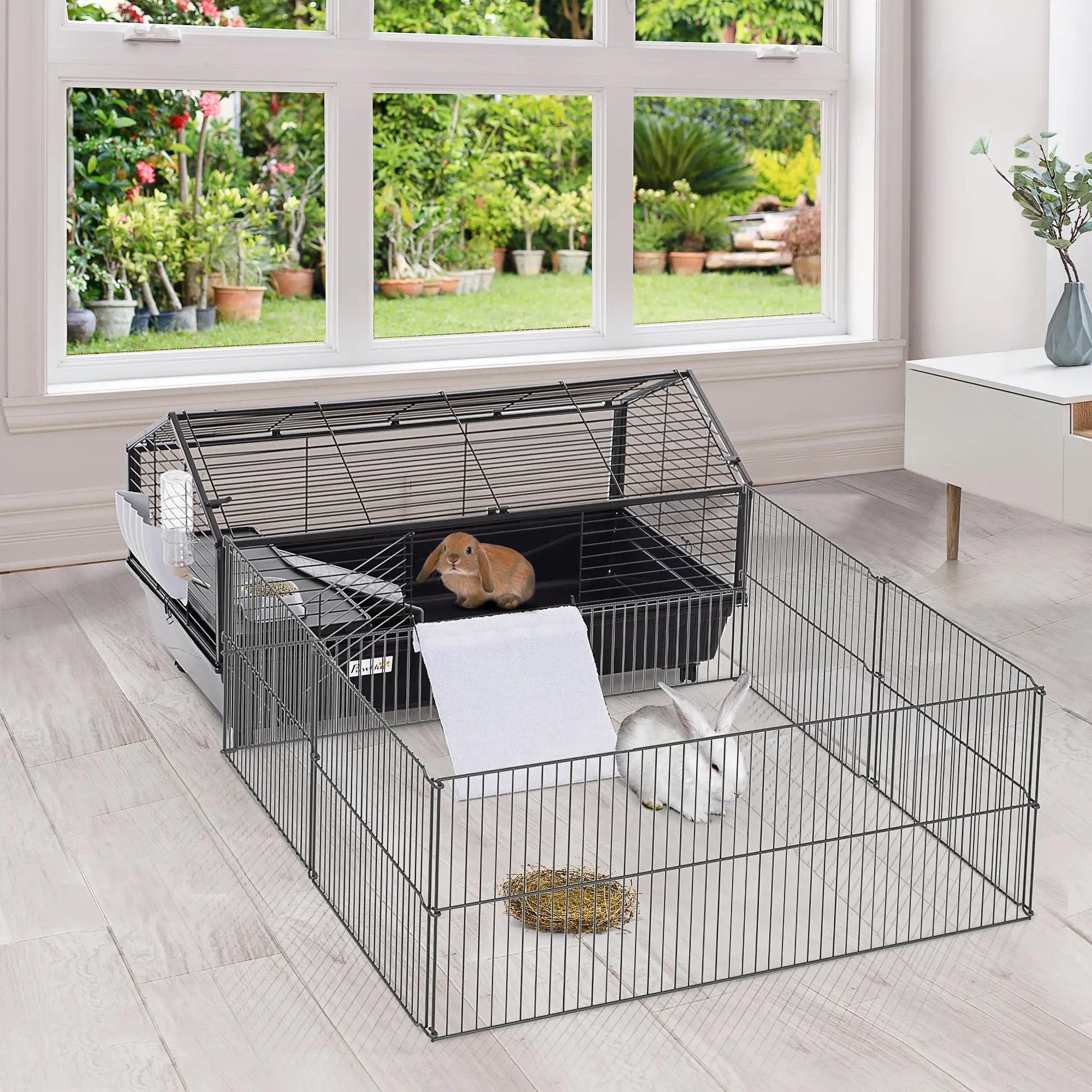 Metal Small Animal Cage, Rabbit Cage, 34.6